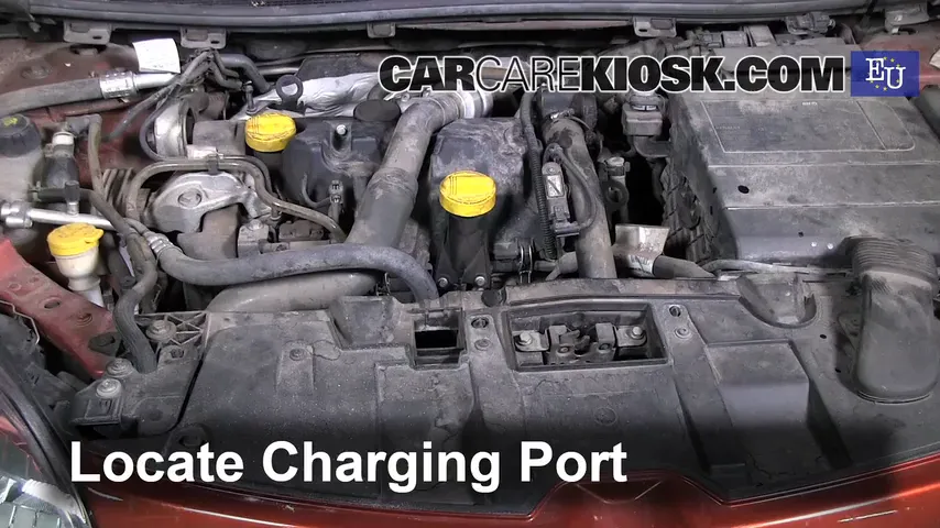 2009 Renault Megane Privilege dCi 1.5L 4 Cyl. Turbo Diesel Climatisation Ajouter du réfrigérant